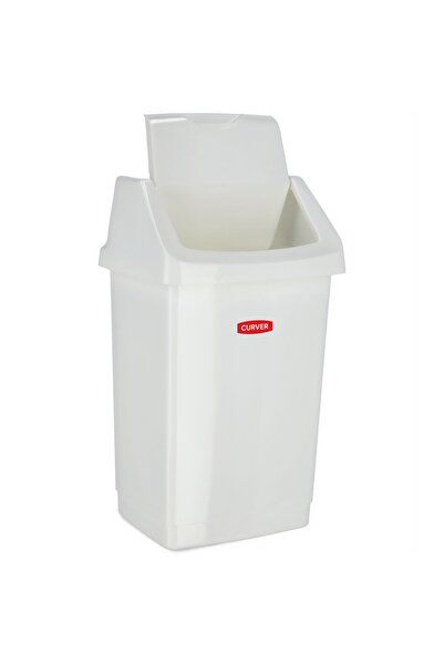 KADAX Curver Tilting Waste Bin 9 L White