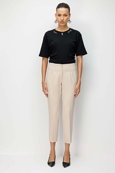 Ekol Thick Elasticated Skinny Leg Pants