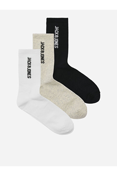 Jack & Jones Pack of 3 - Logo Detail Tennis Socks