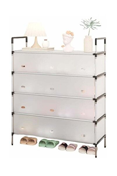 Arabest 5-Tier Shoe Rack Organizer, 20-Pair Large Storage with Dust Cover, fo...