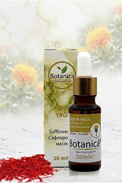 botanica زيت العصفر المعصور على البارد (كارثاموس تينكتوريوس) 20 مل - عناية مغ...