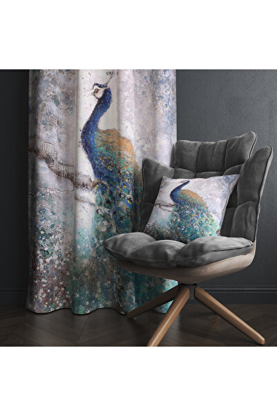 EVSEHOMES PAUN Jedno krilo Zavesa za draperiju