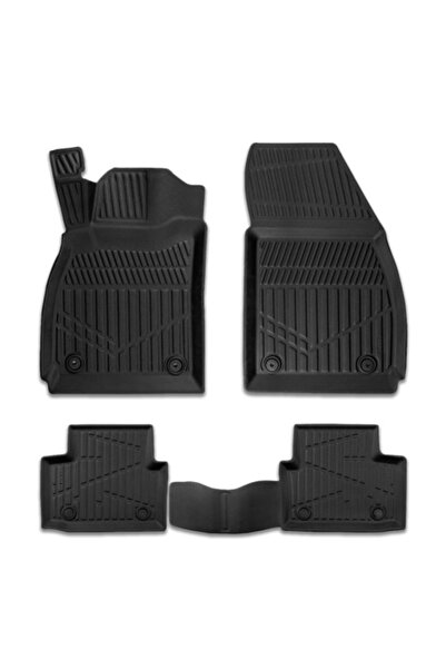 CED AUTO TRADE Σετ Πατάκια Αυτοκινήτου με Λάστιχα OPEL Insignia A 2012-2017