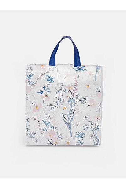 LC Waikiki Mixed Floral Print shopping Bag