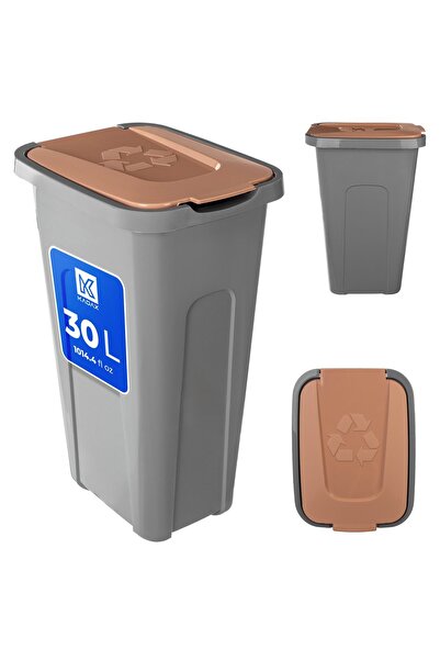 KADAX Waste Bin 30L Waste Sorting Container with Lid