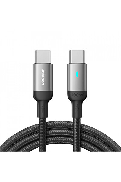 Joyroom Type-C to Type-C data cable, Fast Charge 100W, 480Mbps, 1.2m - Black
