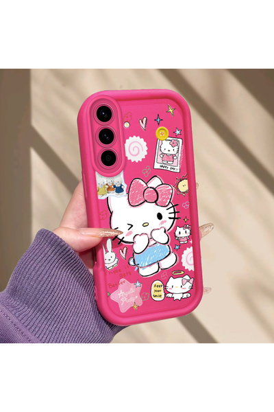 PATTERNOVA Samsung Galaxy A36 Hello Kitty Kılıf, Silikon, Darbeye Dayanıklı, ...