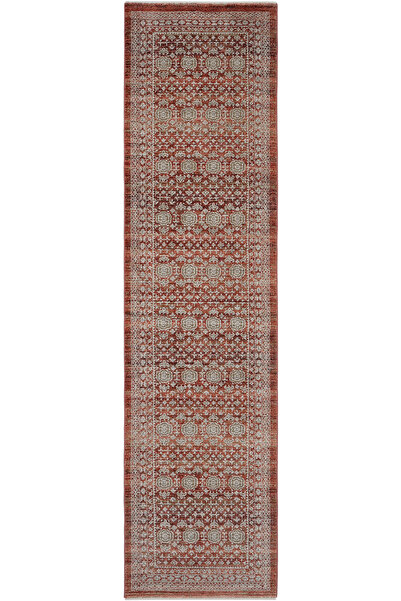 Cool Halı Hanedan Kiremit Rengi Klasik Yolluk Vintage Afgan Desenli Dokuma Uz...