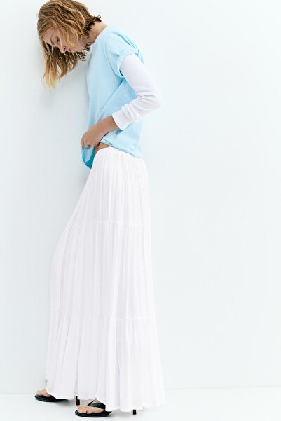 Pull & Bear Panelli midi etek