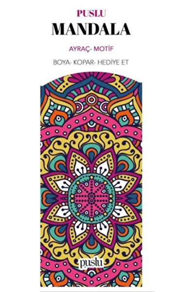 Puslu Yayıncılık Mandala Ayraç Motif
