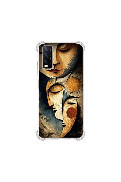 PrintiFy حافظة حماية للزوايا متوافقة مع هاتف Vivo Y12s بتصميم Metamorphosis C...