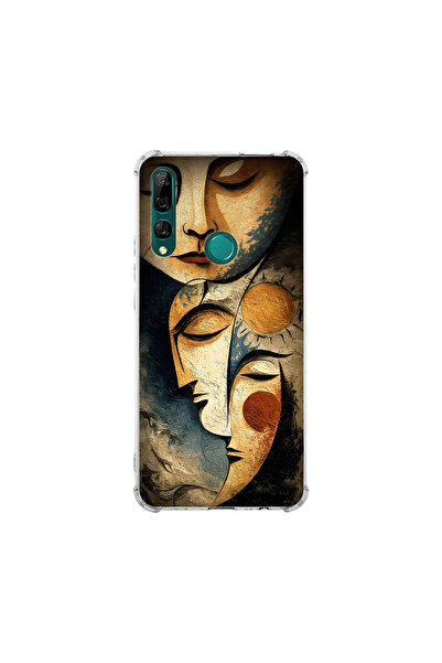 PrintiFy حافظة حماية للزوايا متوافقة مع هاتف هواوي Y9 برايم 2019 ميتامورفوس ب...