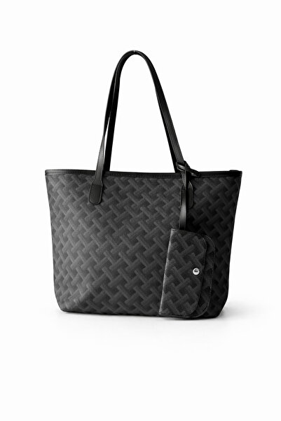 YAKOBAG Vento Monogram Patterned Women Shoulder Bag