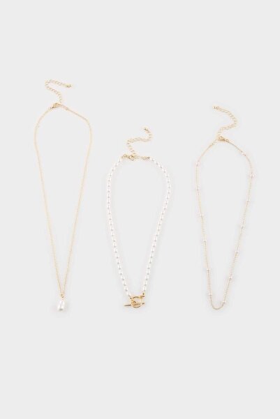 DeFacto Women's 2-Piece Necklace H0829Axns