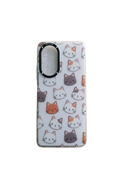 ELITE MOBILE Husa TPU Hard compatibil cu Oppo A58 4G, Cat Design