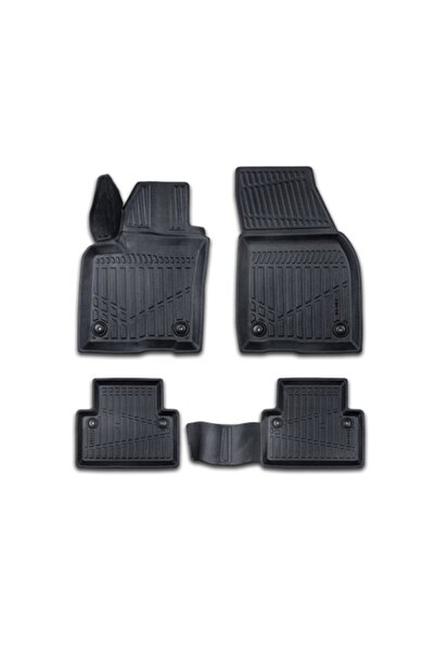 CED AUTO TRADE Σετ covorase auto cauciuc VOLVO S 40 2004-2012, forma tavita 3 D