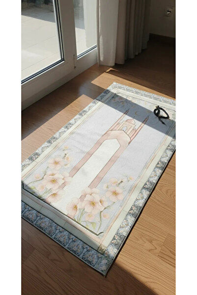 BLGHOME BLG Home Bambu Namaz Seccadesi 80x130 cm - Kaliteli Yumuşak Kaymaz Ta...