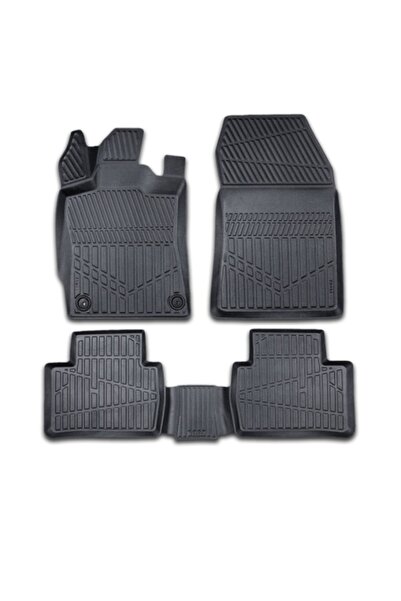 CED AUTO TRADE Σετ Πατάκια Αυτοκινήτου από Λαστιχένια Πατάκια Peugeot 408 2023->