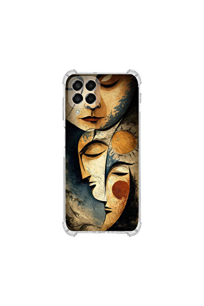 PrintiFy حافظة حماية للزوايا متوافقة مع هاتف سامسونج جالاكسي M33 ميتامورفوس ب...