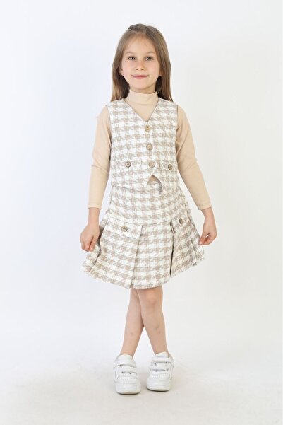 AXXAN Devojčina haljina sa kariranim uzorkom Sa deznom Flotilla Sa džepovima ...