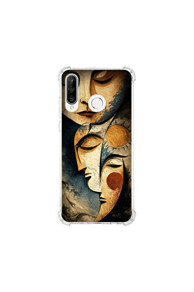 PrintiFy حافظة حماية للزوايا متوافقة مع هاتف هواوي P30 لايت بتصميم Metamorpho...