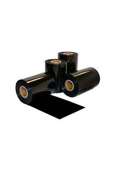 110mm x 300m Wax Ribbon – Barkod Yazıcı Şeridi – Zebra Uyumlu – 1'' Core