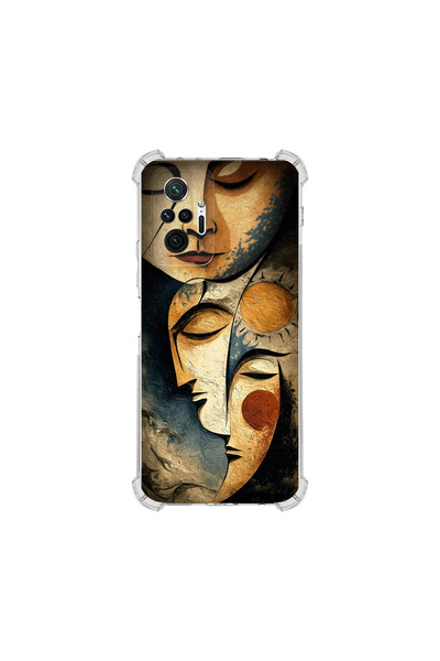 PrintiFy حافظة حماية للزوايا متوافقة مع هاتف Redmi Note 10 Pro بتصميم Metamor...