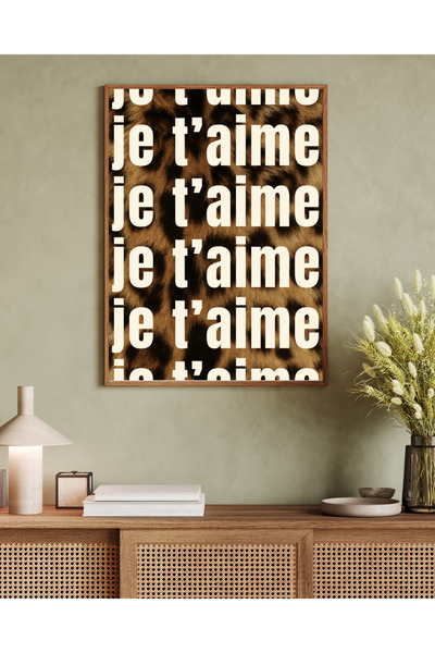 Tuba Decor Еднокомпонентна дървена рамка за хол, салон и кухненска маса, сери...