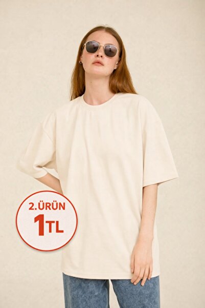 Le Touche Basic Women's T-Shirt Regular Oversize T-Shirt