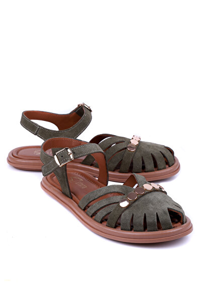stato Nera Genuine Suede Leather Women's Sandals Stylish Casual Summer Shoes ...