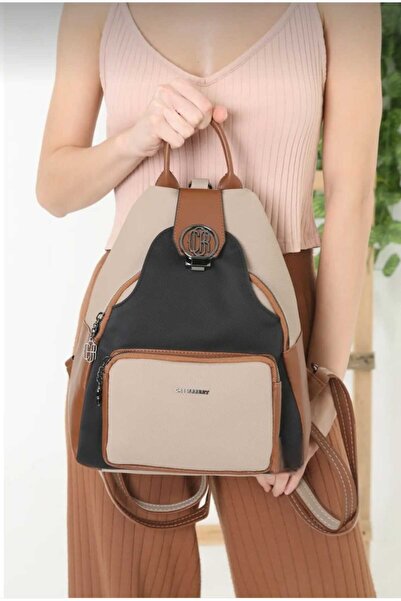 CRESSBERRY Women's Backpack Multi-Compartment Zippered Daily Stylish Design S...