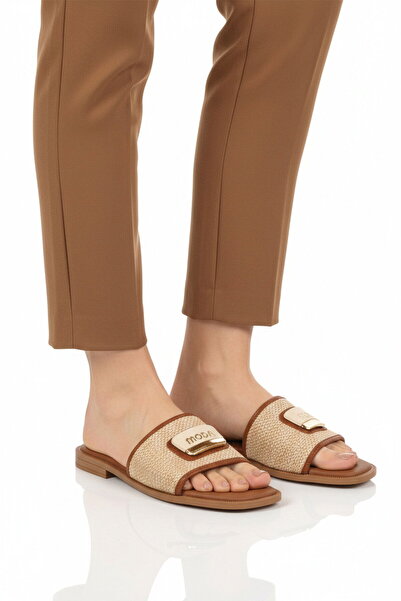 AYAKMOD Μπεζ λεπτή σόλα ελαφριά γυναικεία καθημερινή παντόφλα T Παντόφλες 422...