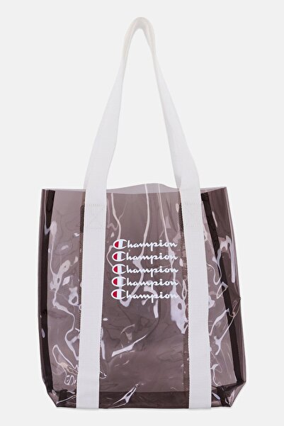 Champion Women Brand Logo Tote Bag, Clear Grey