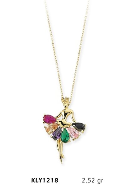 Harem Altın 14 Ayar Altın Kraliçe Kolye KLY1218