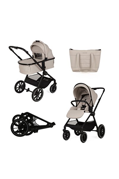 ADAMEX Nova premium 2-in-1 stroller, two distinct parts, suspension, large an...