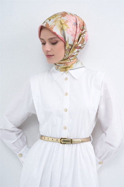 Armine Eșarfă din mătase pură tip twill 9516D 38