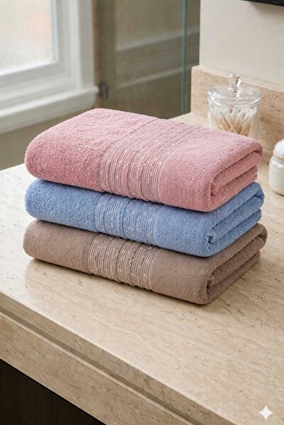 Lavin 3-Piece 50X90 cm Cotton Piece Hand & Face & Kitchen & Hair Towels