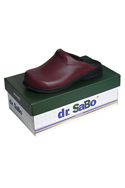 DR SABO Bordo crvena Ortopedsko muška sabo Papuče Koža