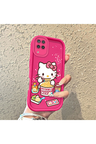 SLIMFELT Samsung Galaxy A12/M12 Sade İnce Hello Kitty Kılıf, Yüksek Kaliteli ...
