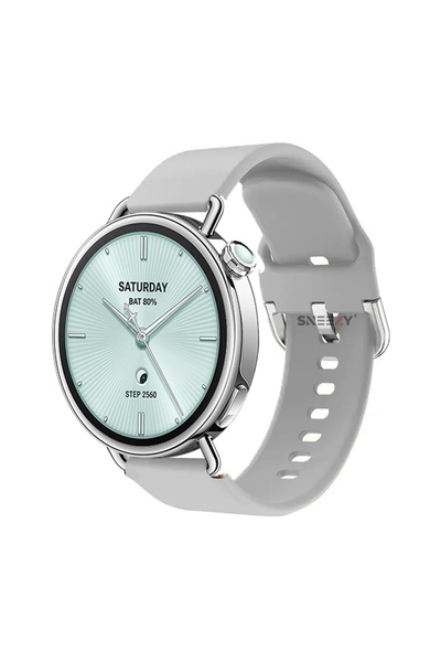 Sneezy Soft Purelux Soft t Buckled Silicone Cord Compatible with Mi Watch S4 ...