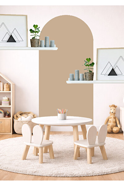 Sim Tasarım Boemski ovalni set jednostranih zidnih naljepnica