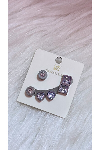 iky aksesuar 316L Multiple Earrings