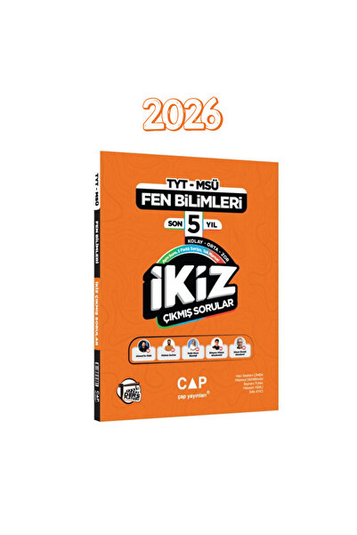 Çap Yayınları 2026 TYT MSÜ Fen Bilimleri Ders Platosu Son 5 Yıl İkiz Çıkmış S...