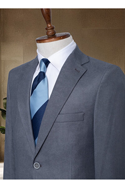 Sergio Ferraro Antrasit İtalyan Slim Fit Klasik Erkek Blazer Ceket