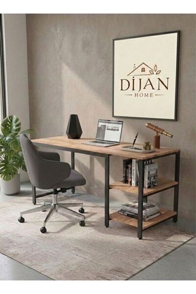 Dijan Home Raflı Çalışma Masası