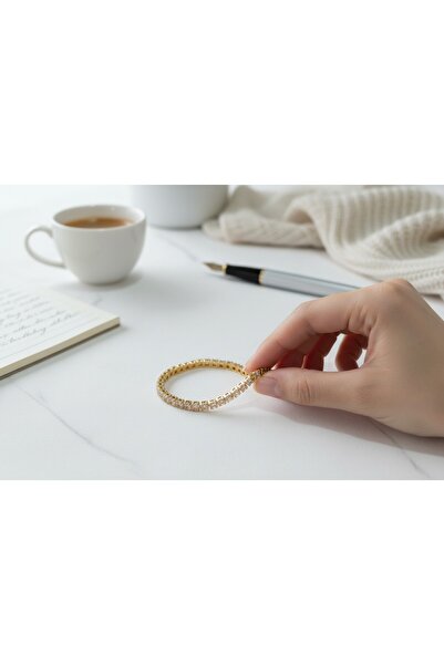 CLOVER JEWELRY Waterway Bracelet - Women's Stone Bracelet - Steel Bracelet