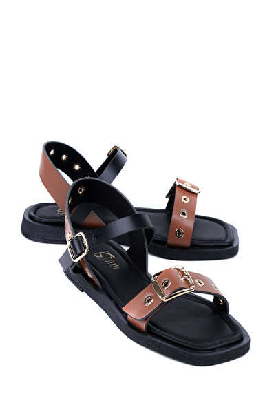 stato Vela Genuine Leather Women's Sandals Pair Buckled Stylish Daily Comfort...