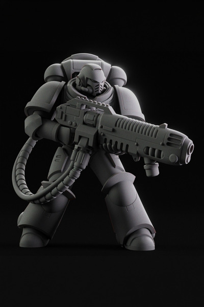 Mont Marte Space Soldier Hellblaster – Space Warrior Figure