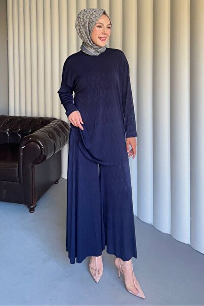 Bestenur Plisirano duplo odelo 1692 - tamnoplavo