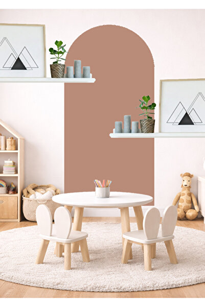 Sim Tasarım Boemski ovalni set jednostranih zidnih naljepnica